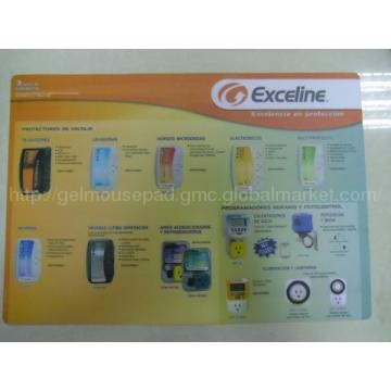 Desk Mat /Counter Mat/Desk Pad of PVC/Cloth Top