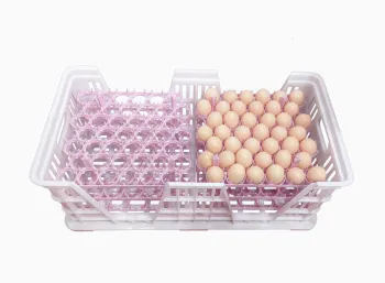Reusable Stackable Plastic Foldable Egg Crate