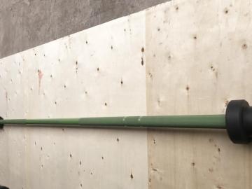 Green ceramic resin female pole with blacik sleeve