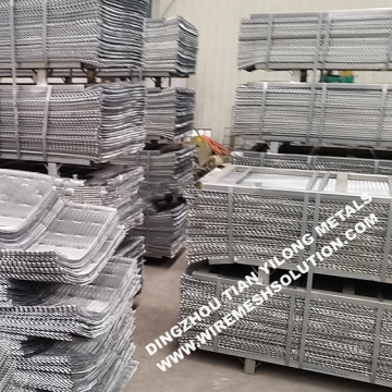 Listón de metal expandido de diamante galvanizado con costillas en V