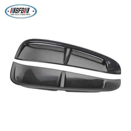 BFB Carbon Fiber Front Fender Air Vent Outlet Cover Trim for Porsche Panamera 971