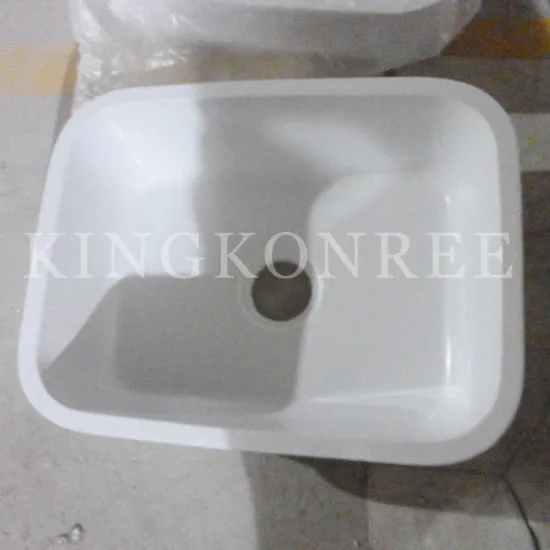 Oem Superior Stain Bacteria Kkr Artificial Marble Stone Kitchen Sink / Solid Surface Sinks