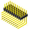 Tipo de ângulo de quatro fileiras com cabeçote de pino de 2,00 mm