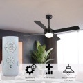 Ceiling decoration 3 color changeable led fan light