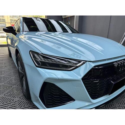 Yellow Wrap Car Glacier Blue Color Changing Film 1.52x18M Supplier