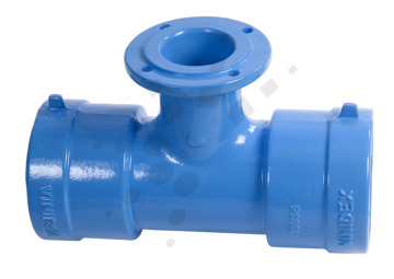 building, repairing maintaining water waste water systems Ductile Iron Pipe Fittings Double socket single flange branch tee