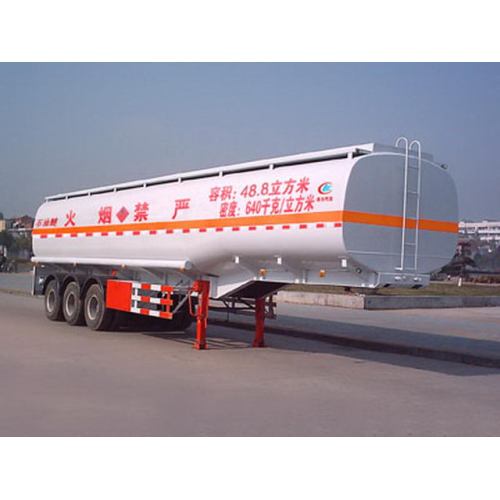 13m Tri-eixo transporte líquidos inflamáveis semi-reboque tanque