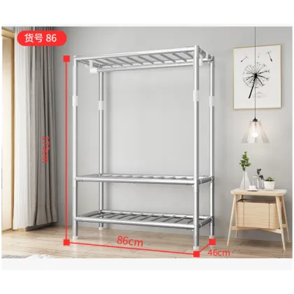 Easy Installation Steel Tube Cloth Wardrobe for Home and Rental Houses