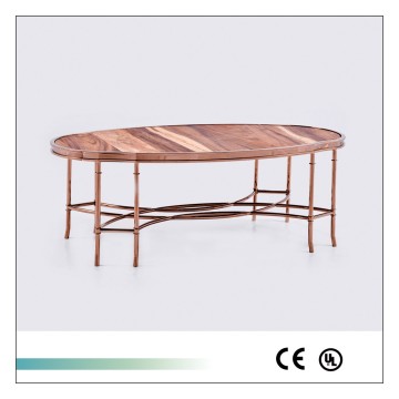 Goolee Modern Style Stainless Steel Round Coffee Table