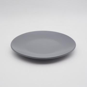 Set de cena de stoneware de griseta de forma irregular gris/seta de cena de vajilla de cerámica