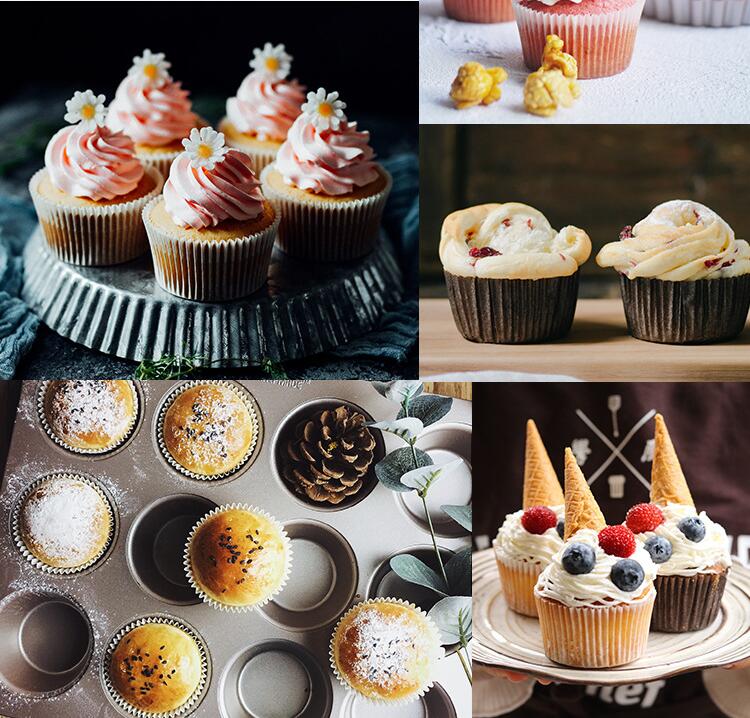 12 cavity muffin pan-champagne gold (11) 12 cavity muffin pan-champagne gold (11)