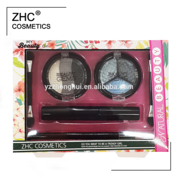 ZH2897 New eye make up gift set with eyeshadow and eyeliner pencil.