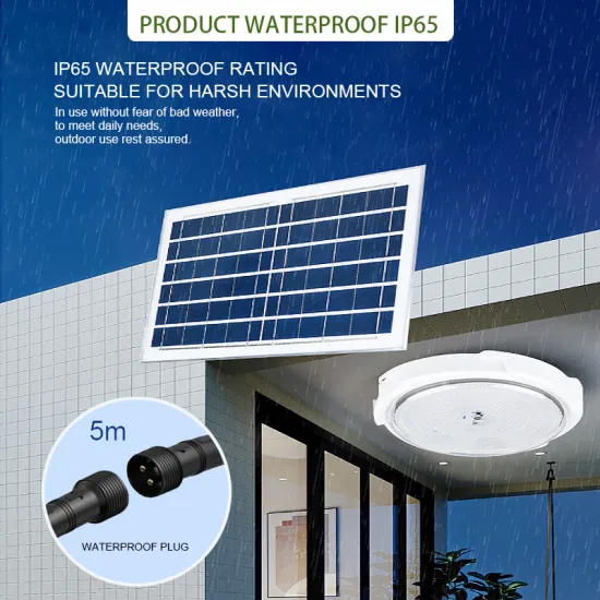 Easy Installation Solar Ceiling Light - Remote Control LED Solar-Powered Ceiling Light for Bedroom and Hallway
