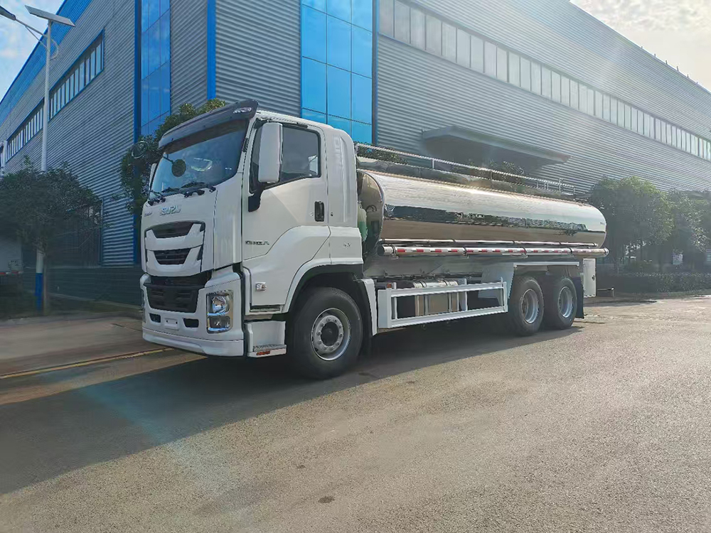 ISUZU Food Grade Stainless Steel Milk Tank Truck