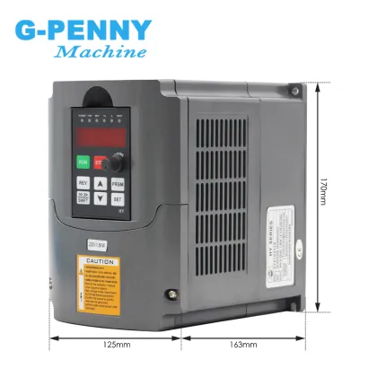 HuanYang 1.5KW Inverter/VFD for CNC Machines
