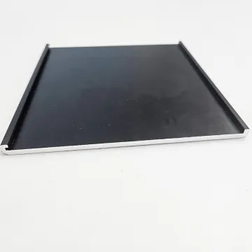 Large Cross Section Surface Abrasives Black Spray Aluminum Extruded Profiles for Doors and Windows (6061/6063 T5/T6)
