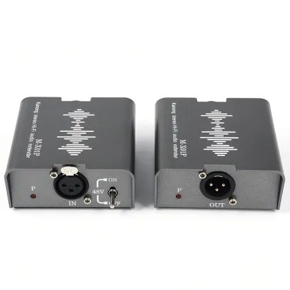 Audio Matrix Switcher & Extender: Dual Cannon(XLR) Stereo Audio Transmitter and Receiver