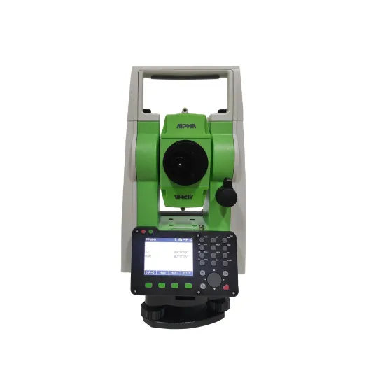 Alpha Ti 1.5" Accuracy Collimator Geodetic Surveying Instruments and Laser Total Station for 4000m Single Prism