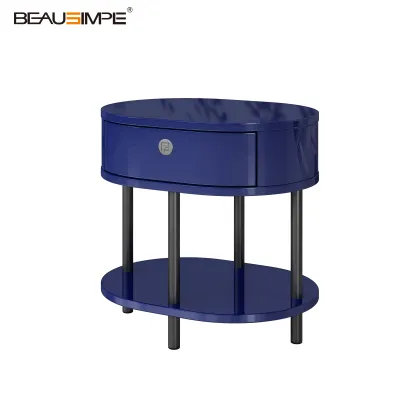 Customizable Bedside Table in Royal Blue