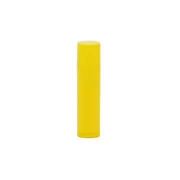 Plastic Yellow Lipstick Tube Empty Lip Balm Tubes