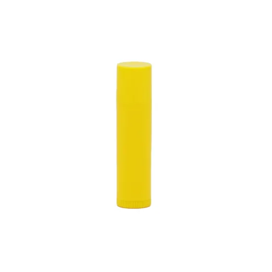 Plastic Yellow Lipstick Tube Empty Lip Balm Tubes