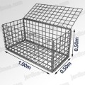 Galvanizado y caja de Gabion recubierta de PVC