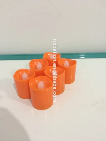 2017halloween led tealight candles yellow filckering led candle lights led tealights halloween candles