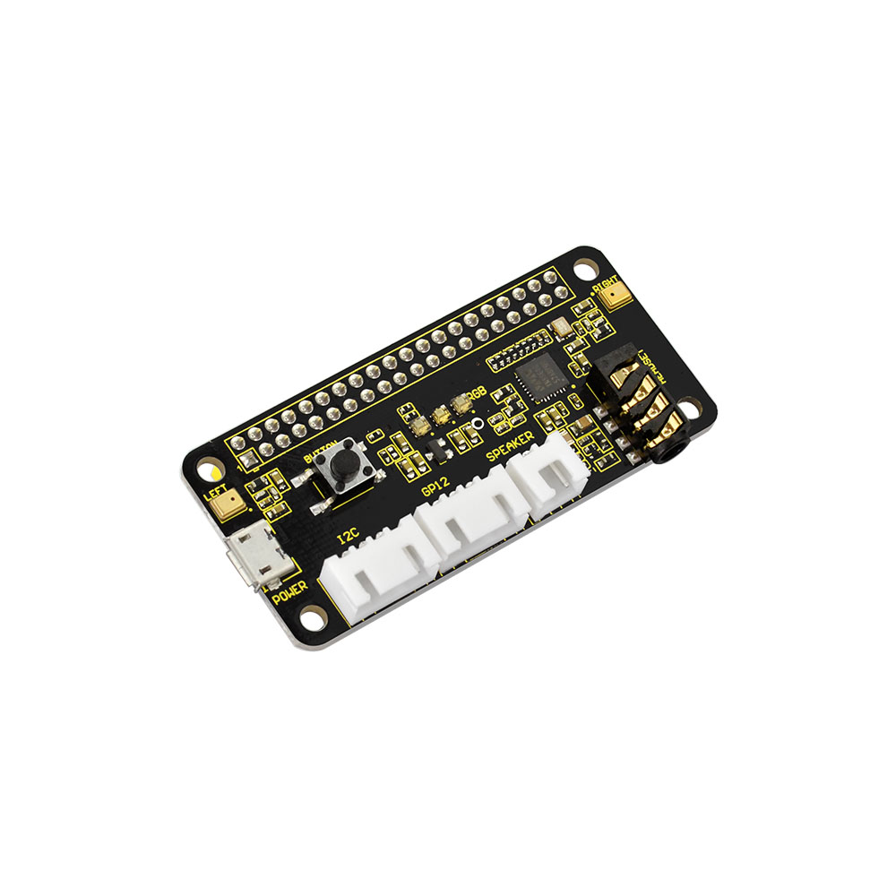 Respeaker 2-mic Pi Hat V1.0 For Raspberry Pi 4/4b & Raspberry Pi 3 3b/5 ...