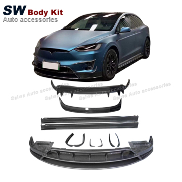 High Quality Carbon Fiber RZ Style Aerodynamic Body Kit for Tesla Model X