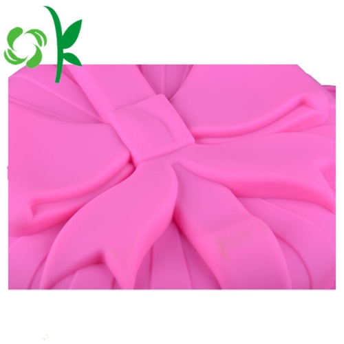 Cumpleaños Bowknot forma pan hornear antiadherente molde de pastel