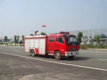 Dongfeng 3Ton used tiller fire trucks for sale