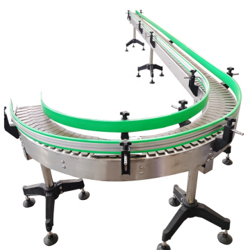 2023 Customized High Quality 90-Degree Plastic Slat Top Chain Conveyor System