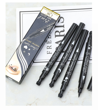 Waterproof Liquid Eyeliner with Makeup Stamp: Achieve High-Quality Cat Eyes with QIC