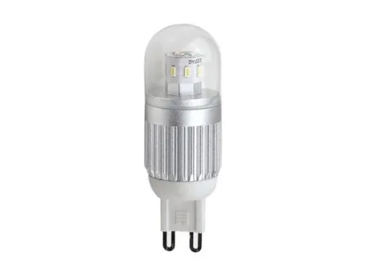 Smd3014 G9 Warm White Led Light Bulb 300lm , 220 Volt Epistar Led Lamp With Aluminum Housing