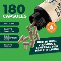 Capsules hépatiques avec de la vitamine B12 en fer pour l'énergie