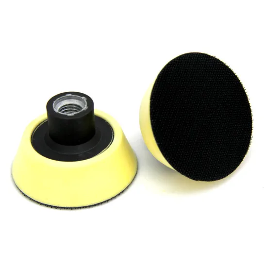 small PU adhesive back plate sanding pad for rotary polishing machine