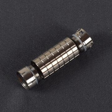 Titanium pil Case: Custom Round Medication Box &amp; Key Chain - TC4 Titanium
