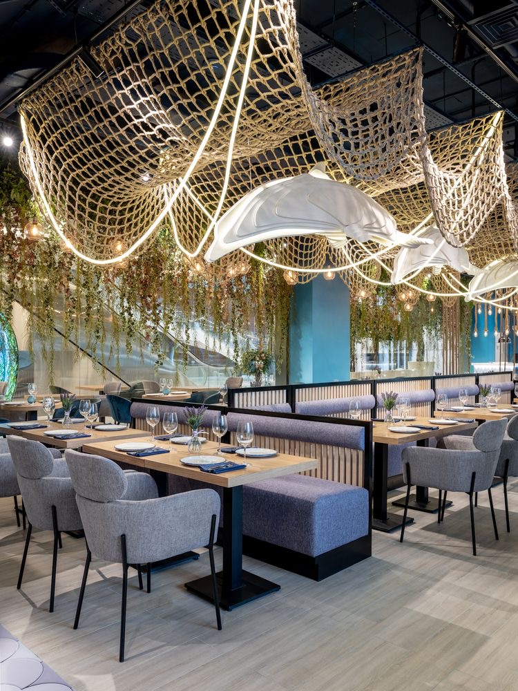 Customize wooden restaurant green leather booth seating with table sets for cafe restaurant