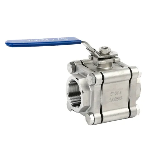 3PC Stainless Steel 2000wog Ss316 Thread CF8M Ball Valve