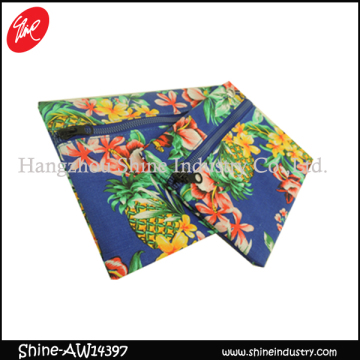 beautiful flowers print wallet/cheapest moneybag/small and big coin purse