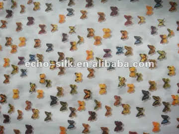 2013silk/cotton voile print fabric