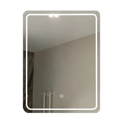 Bathroom Mirror with LED Light and Bluetooth - Custom Rectangular Blanco Espejo de Bano