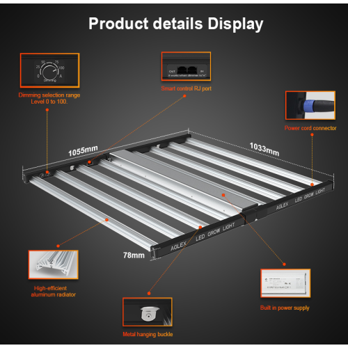 AGLEX LED GROW LIGHT 1000W Weed Grow