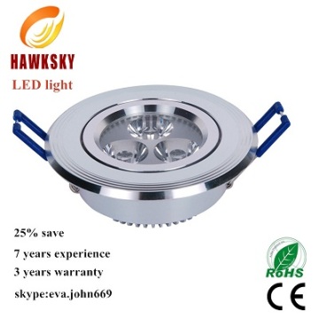2014 hot sale high watt 3w led ceiling light manufaturer