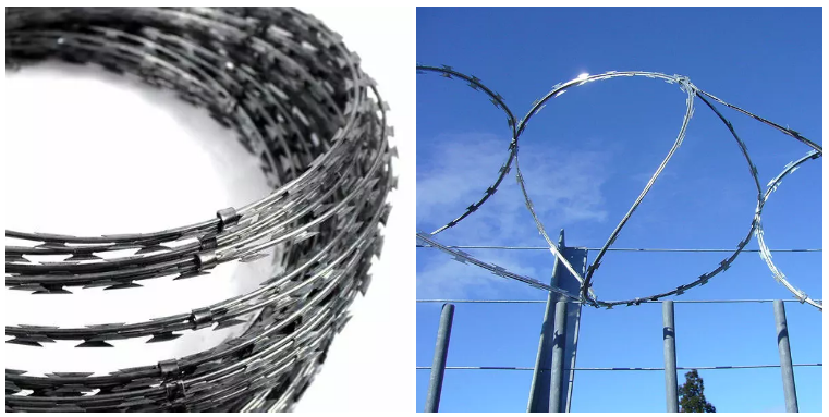 Galvanized Razor Barbed Wire for Wall Fencing