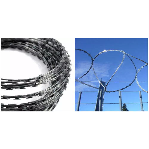 Gavanized Razor Barbed Wire Galvanized Razor Barbed Wire for Wall Fencing Factory