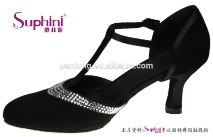 Fashion Lady Shoes Closed Toe Ballroom Dance Shoes Size 11
