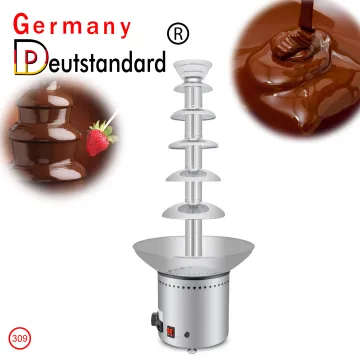220V Chocolate Fountain Machine Fondue Maker Heated 5-Tier