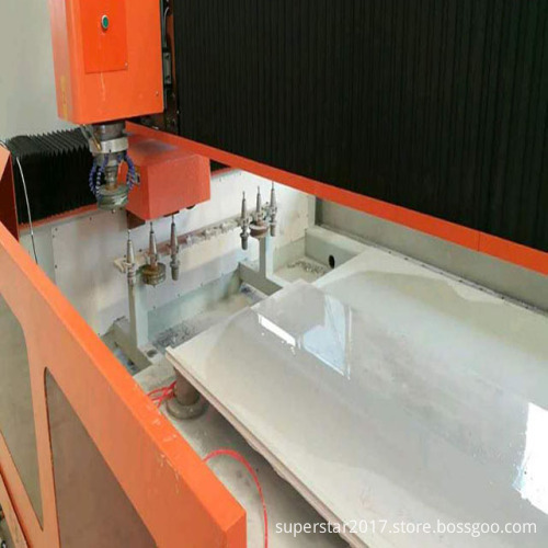CNC crystal stone water jet machinery