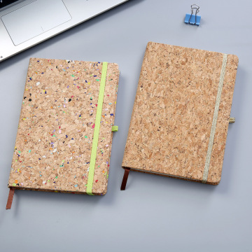 Eco-Friendly Cork Fabric Notebook with Recycled Lined Pages